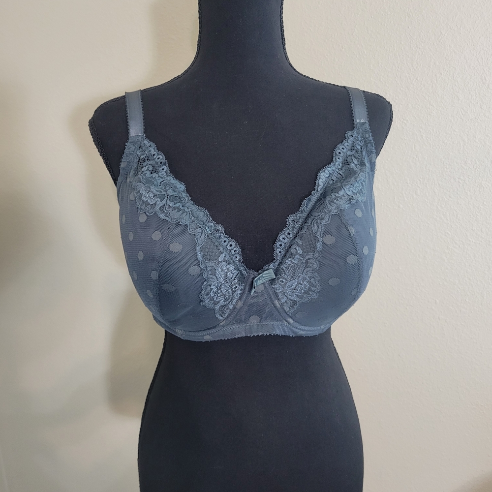 Adore Me Lace Polka Dot Bra